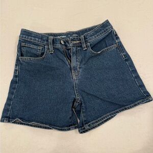 Old Navy Girl Denim Blue Jean Shorts; size 14